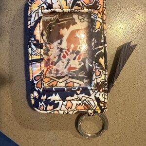 Vera Bradley Patterned Wallet with Keyring